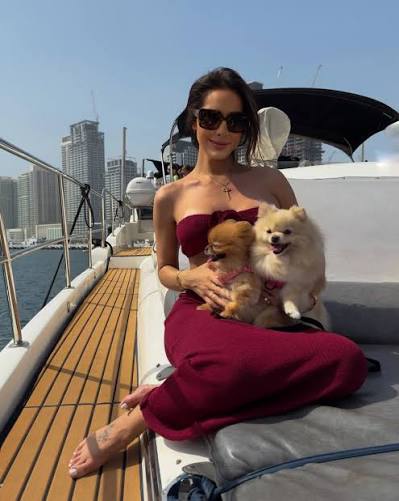my babies out on the boat