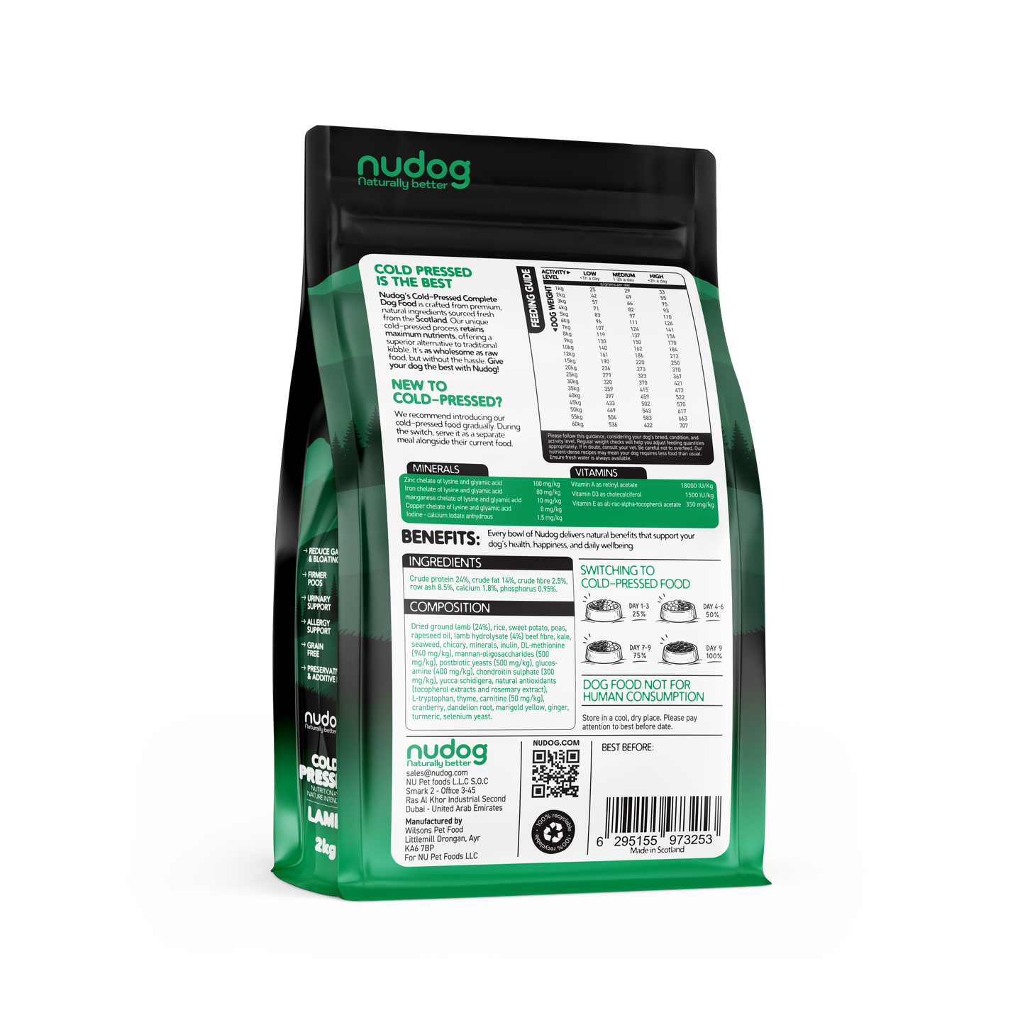 Lamb Cold-Pressed Dog Food