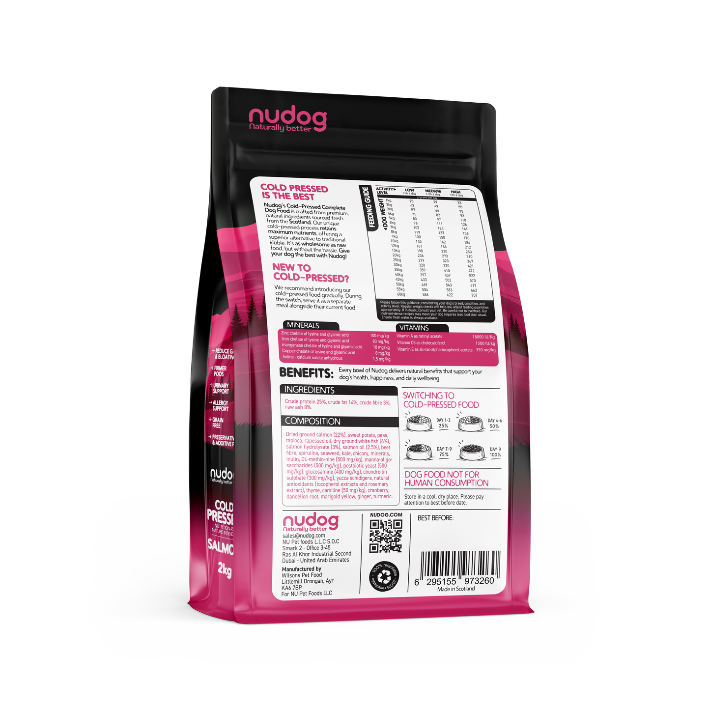 Salmon Cold-Pressed Dog Food