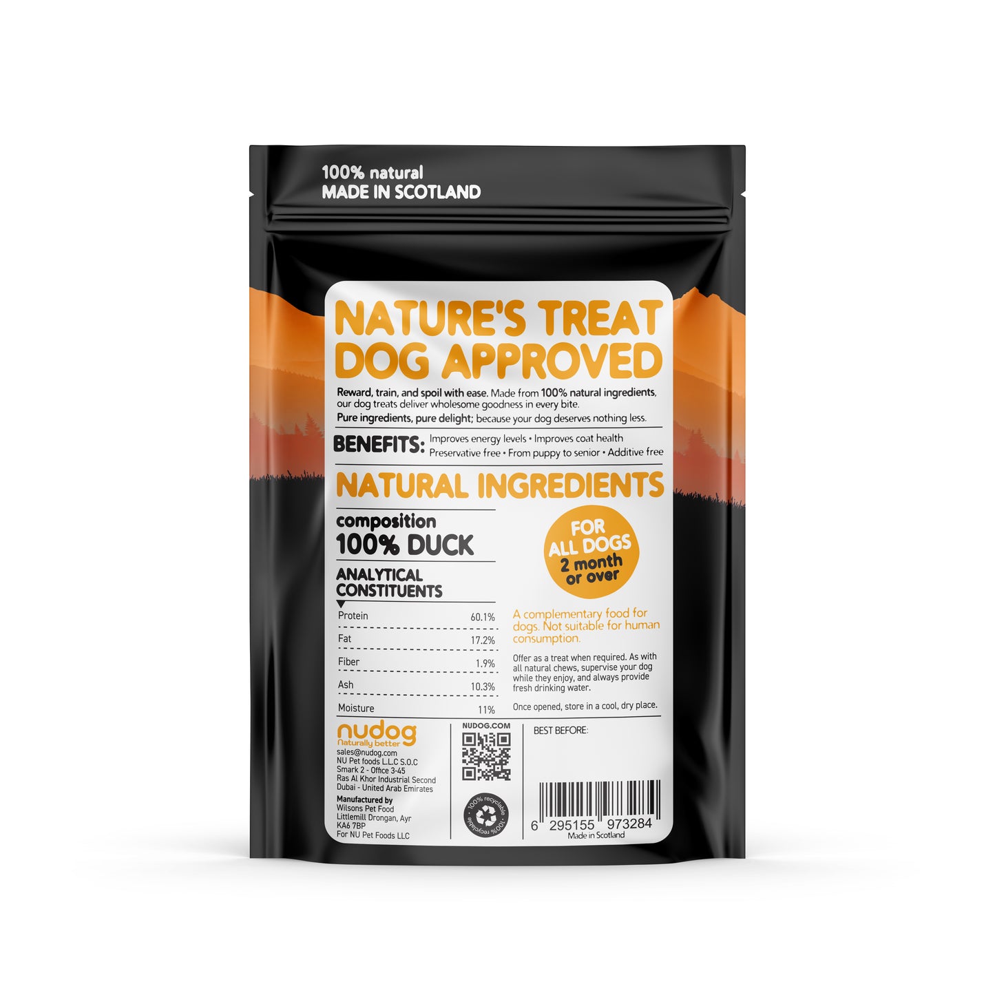100% Natural Duck Bites