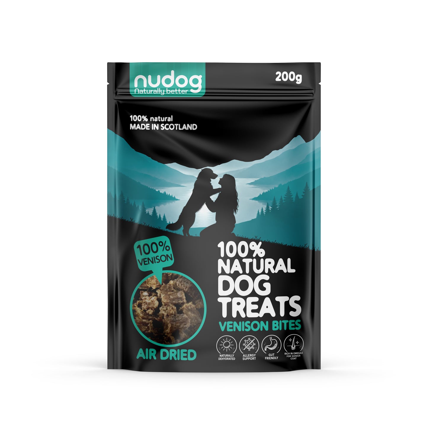100% Natural Venison Bites
